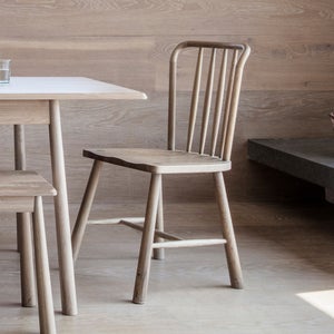 Cedar & Sage Denton Set Of 2 Dining Chairs- Oak