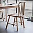 Denton Set of 2 Dining Chairs Wood (Brown)