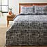 Abel Dash Navy Duvet Cover and Pillowcase Set  undefined