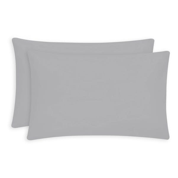 Super Soft Microfibre Plain Standard Pillowcase Pair image 1 of 1