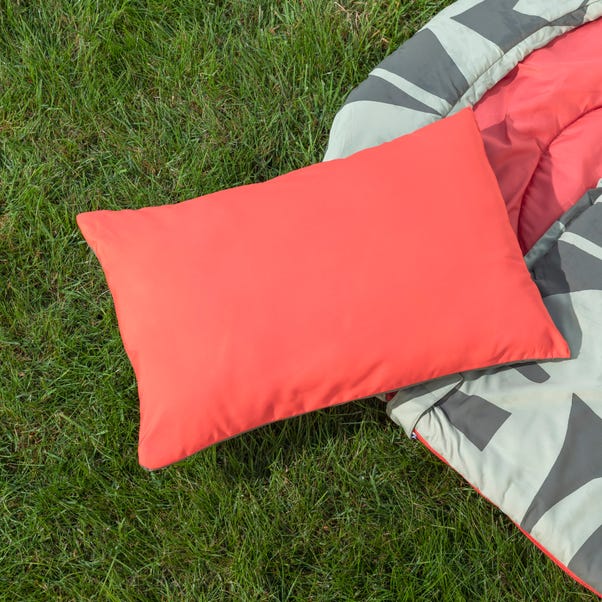 Camping Pillow Olive and Tiger Lily Olive