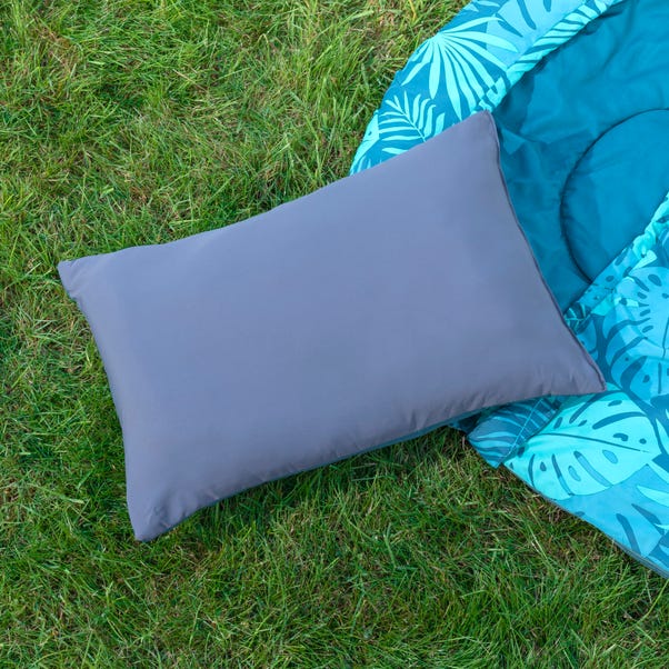 Camping Pillow Peacock and Graphite Peacock