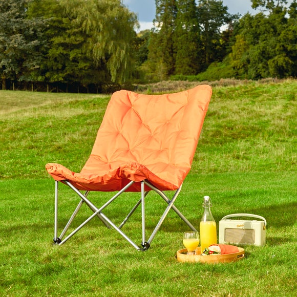 Padded Butterfly Folding Chair Dunelm