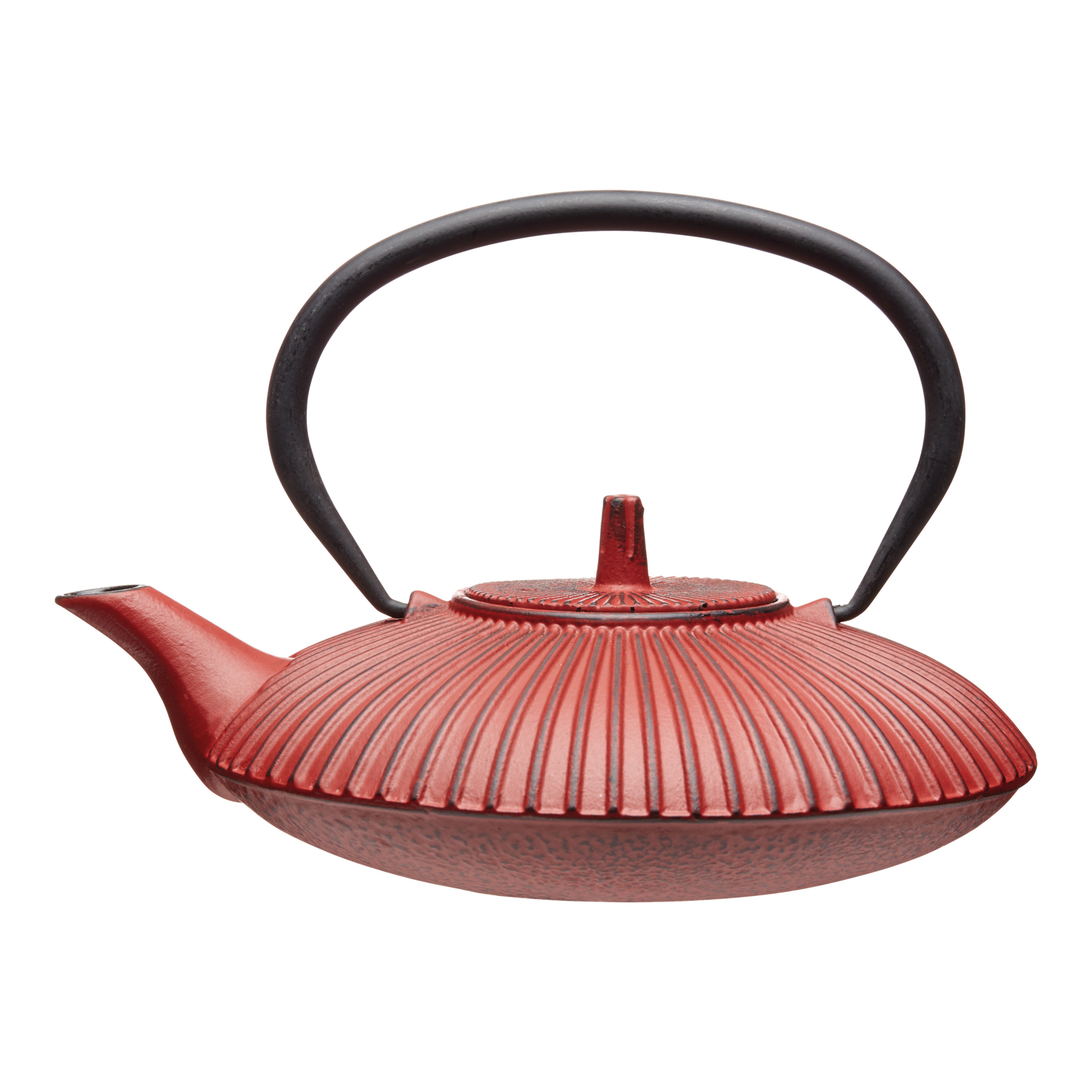 La Cafetiere Red Cast Iron 600ml Infuser Teapot | Dunelm