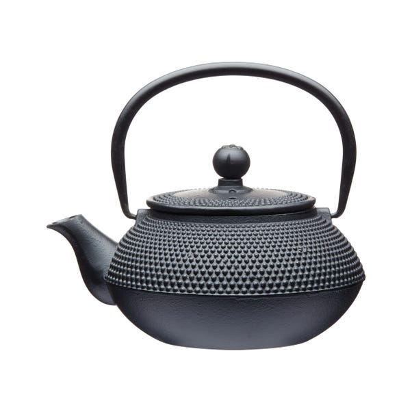 La Cafetiere Black Cast Iron 600ml Infuser Teapot image 1 of 2