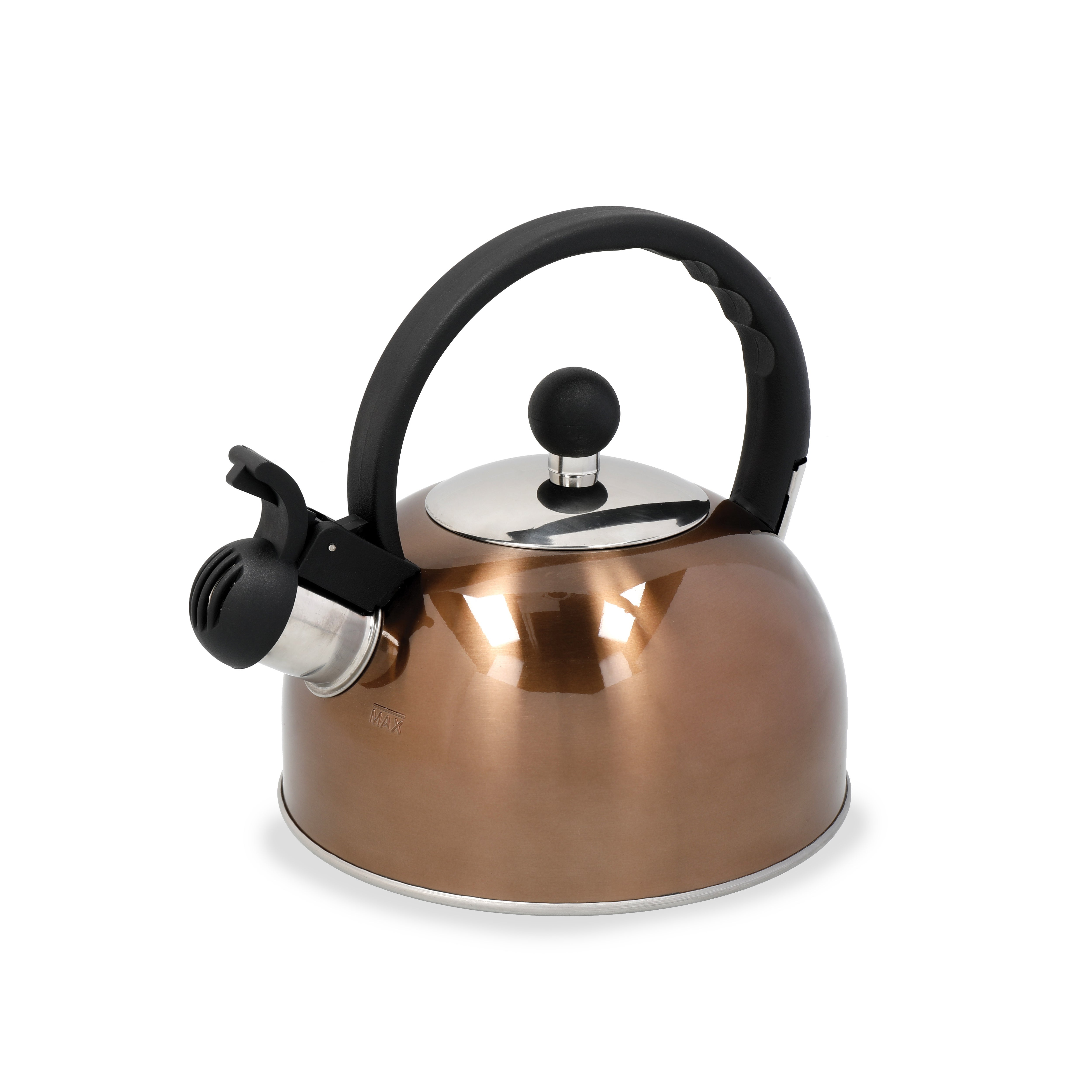 Click to view product details and reviews for 13l Whistling Kettle Brown Black.