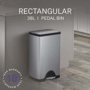 Simplehuman 38l Rectangular Pedal Bin