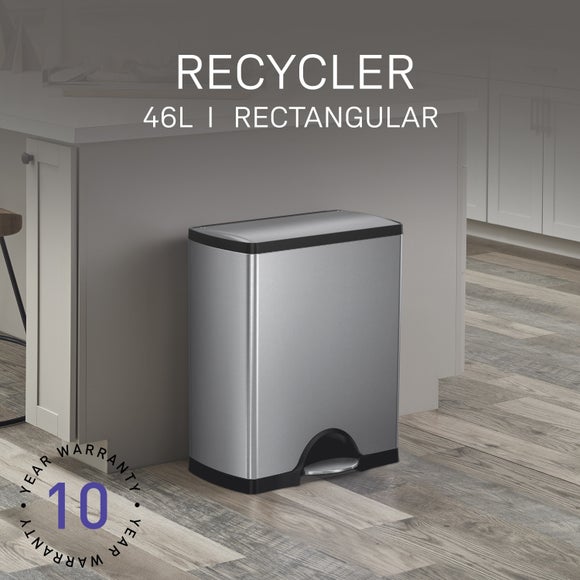 View Simplehuman 46l Rectangular Recycling Bin View Simplehuman 46l Rectangular Recycling Bin
