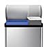 simplehuman 46 Litre Dual Compartment Pedal Bin Brushed Steel