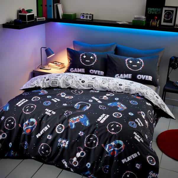 Game Over Duvet Cover and Pillowcase Set image 1 of 6