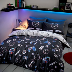Game Over Duvet Cover and Pillowcase Set