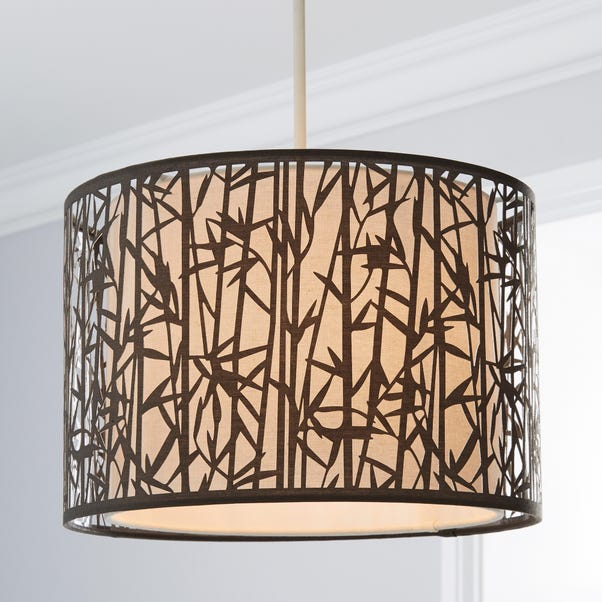 Catiri Bamboo Leaf Grey Easy Fit Pendant image 1 of 3