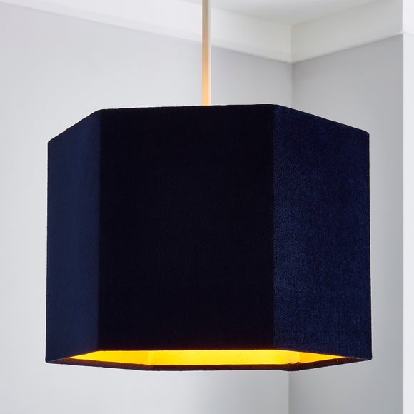 Dunelm velvet deals lampshade