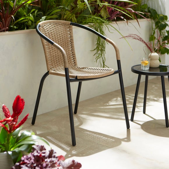 Rattan Bistro Chair Natural