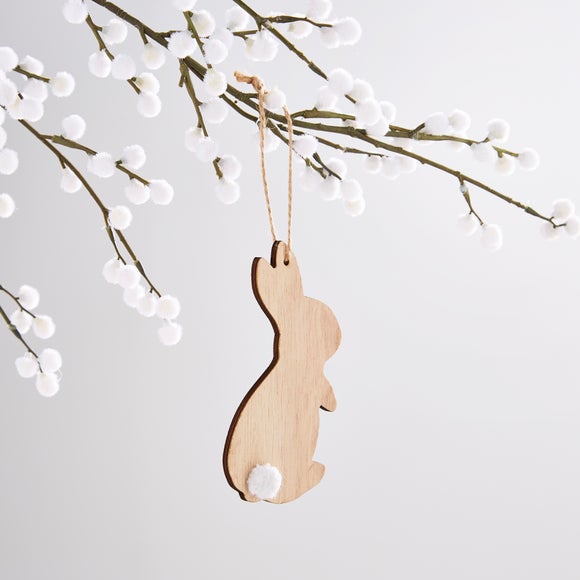 Wooden Bunny Hanging Decoration