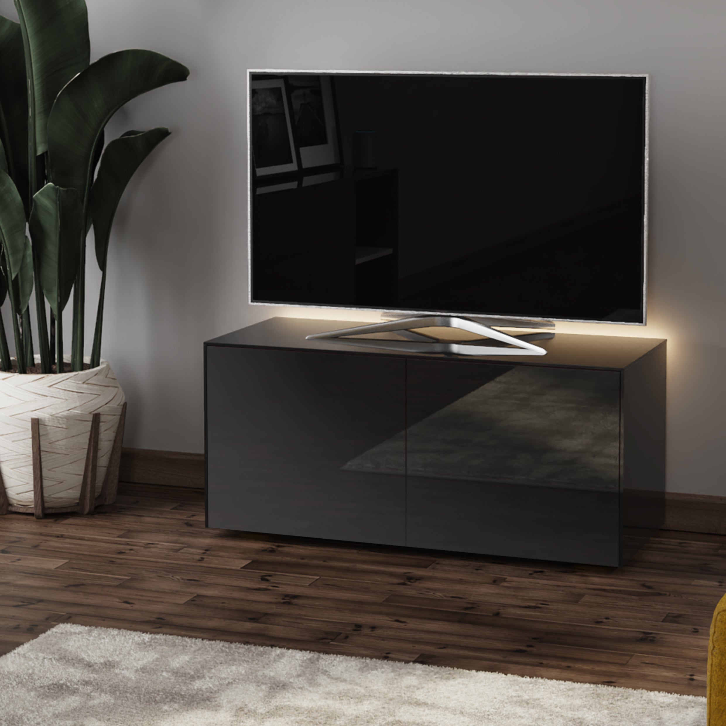 Intel Led 1100 Tv Unit Black