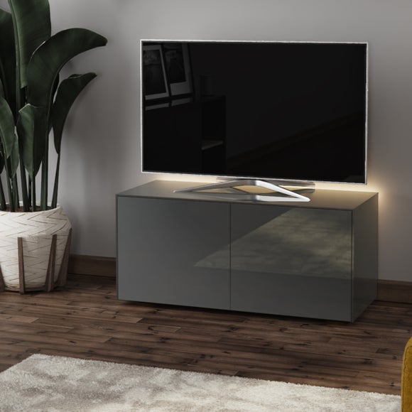 White gloss deals tv unit dunelm