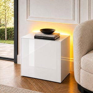 Intel Led 1 Door Lamp Table