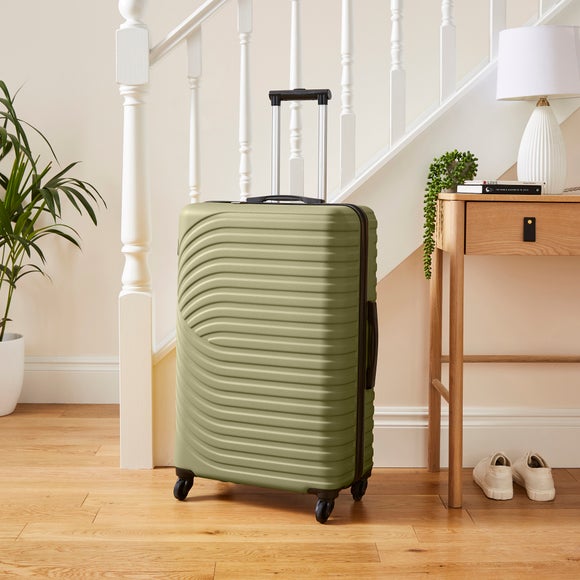 Elements Olive Hard Shell Suitcase