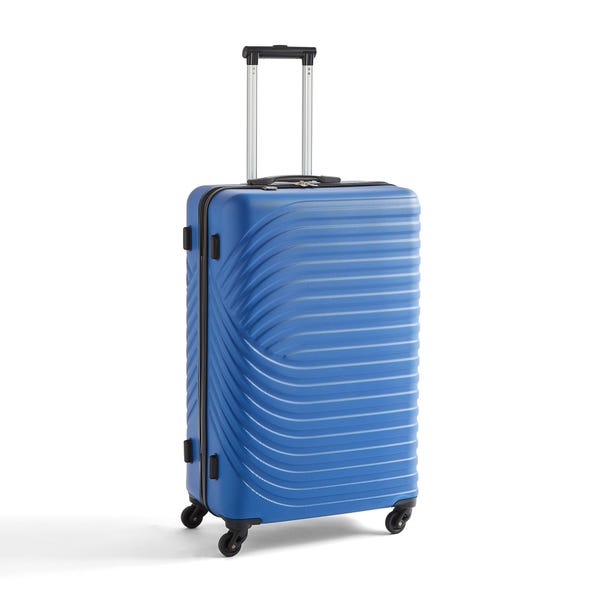 Elements Blue Suitcase | Dunelm
