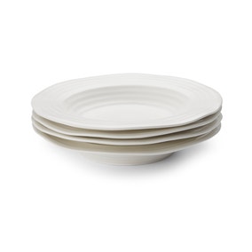 Set of 4 Sophie Conran for Portmeirion Rimmed Soup Plates