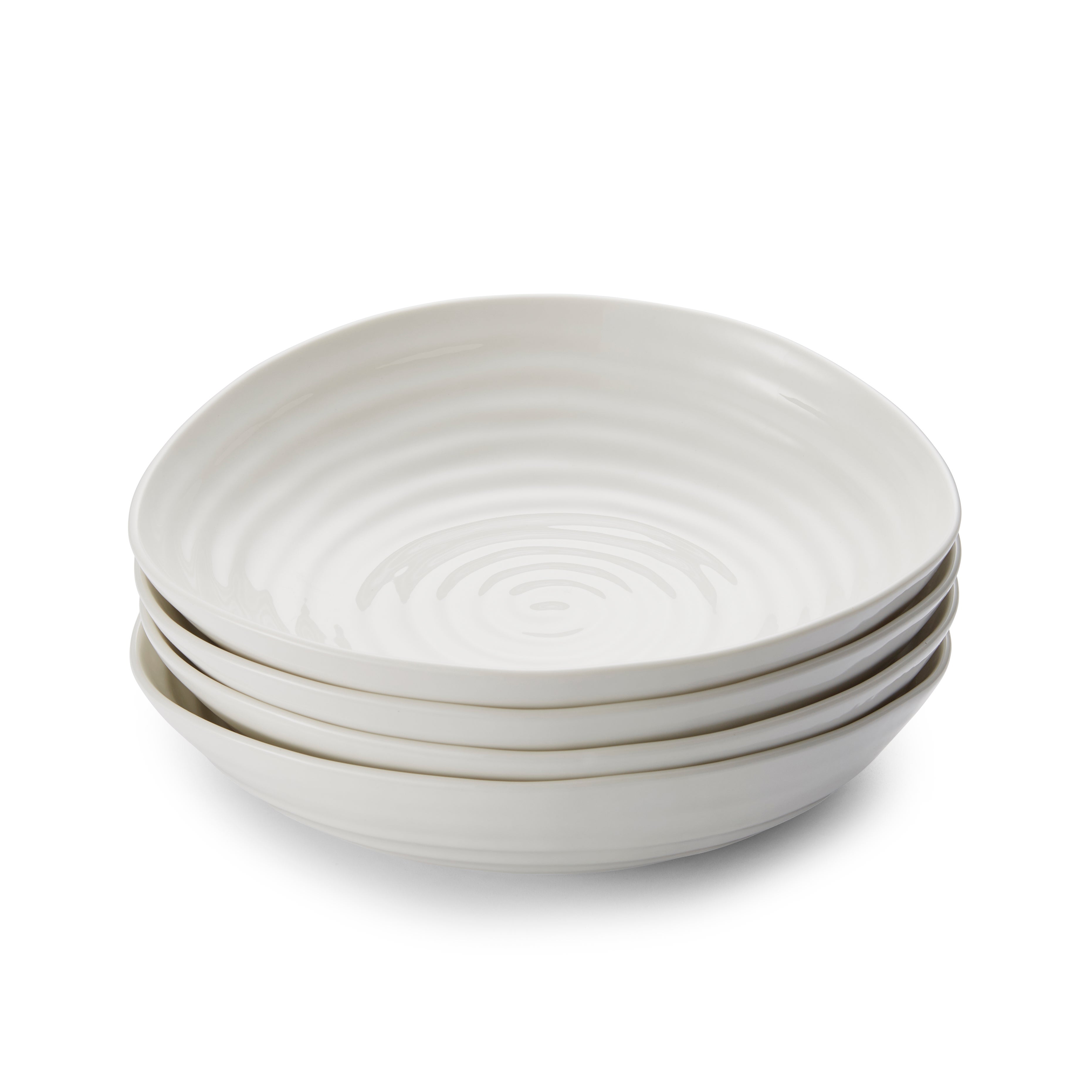 Set Of 4 Sophie Conran For Portmeirion Pasta Bowls White