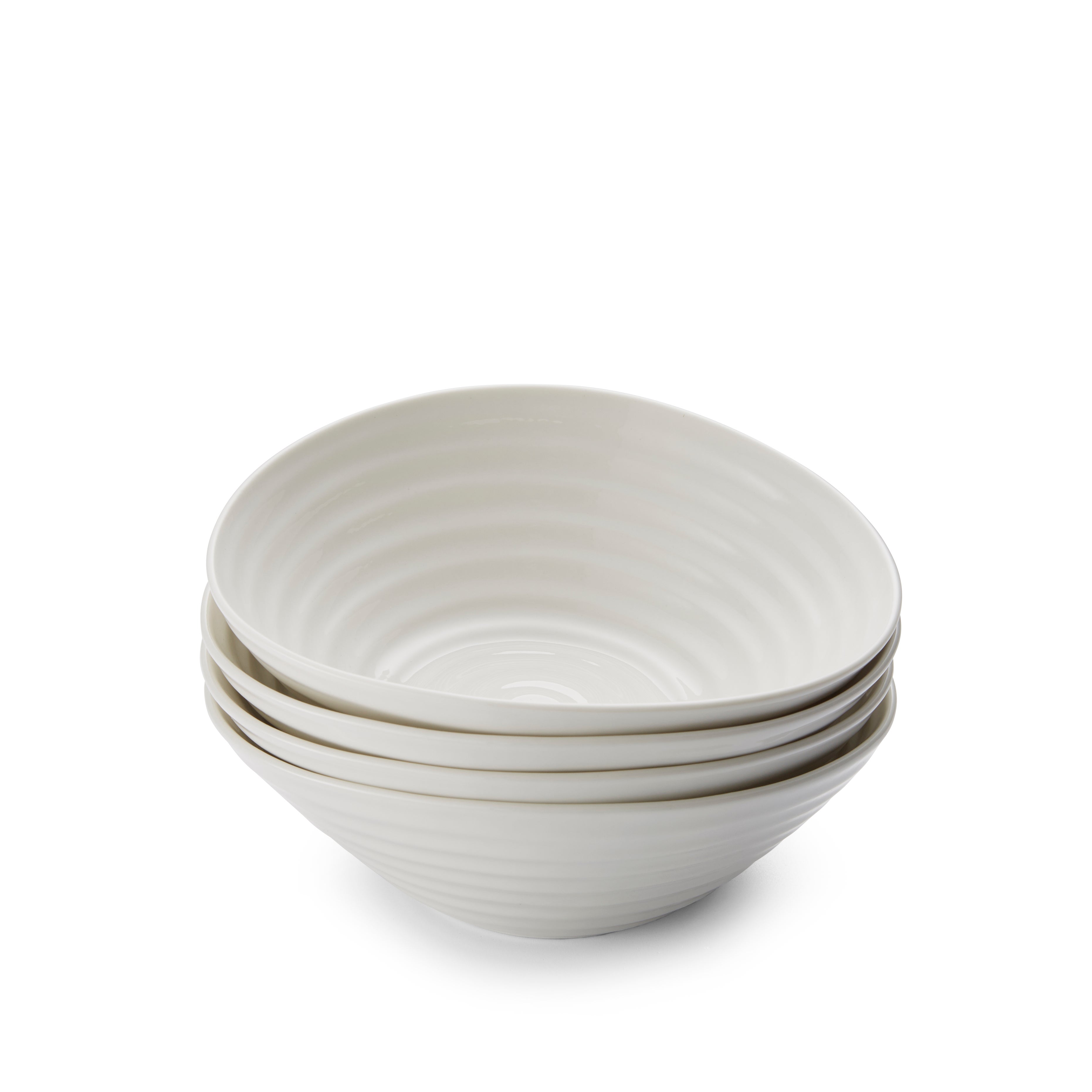 Set Of 4 Sophie Conran For Portmeirion Cereal Bowls White