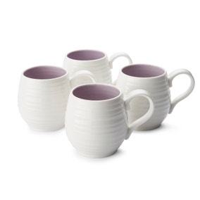 Set of 4 Sophie Conran for Portmeirion Mulberry Honey Pot Mugs
