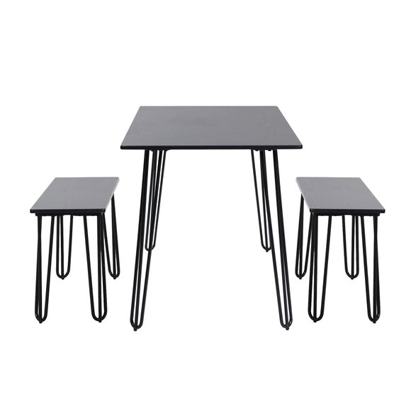 Bella Dining Table and Bench Set Dunelm