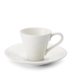 Set of 2 Sophie Conran for Portmeirion Espresso Cups & Saucers