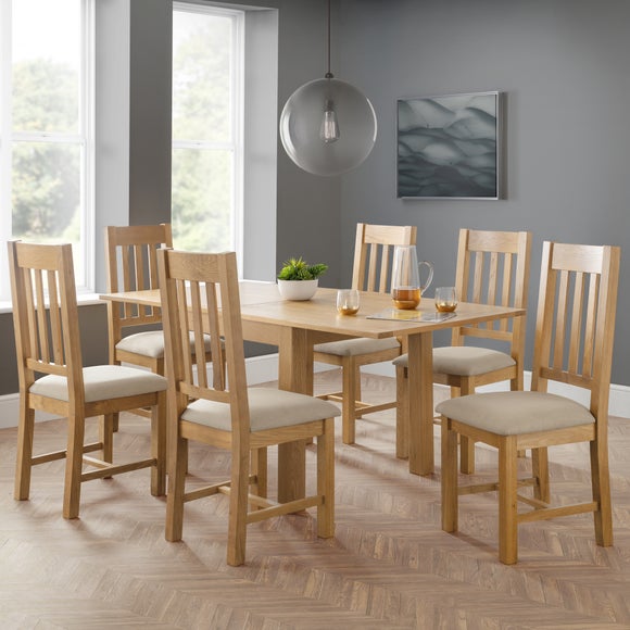 Square dining table with best sale 6 chairs