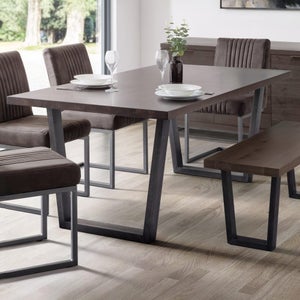 Brooklyn 6 Seater Rectangular Dining Table- Oak