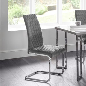 Calabria Set Of 4 Dining Chairs- Velvet