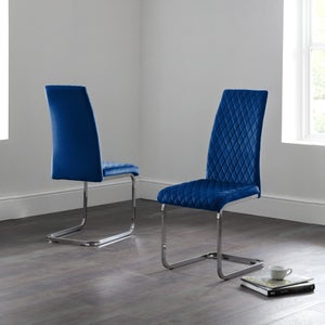 Calabria Set Of 4 Dining Chairs- Velvet