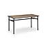 Carnegie Rectangular Dining Table with 4 Grafton Dining Chairs Mocha