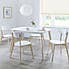 Casa Set of 4 Dining Chairs White White