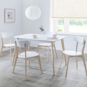 Casa Set Of 4 Dining Chairs- White