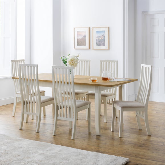 dunelm dining table and 6 chairs