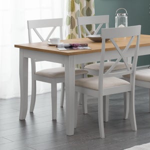 Davenport Set Of 2 Dining Chairs- Faux Suede