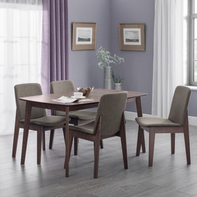 Kensington Extendable Dining Table with 4 Chairs