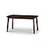 Kensington Extendable Dining Table with 6 Chairs Walnut (Brown)