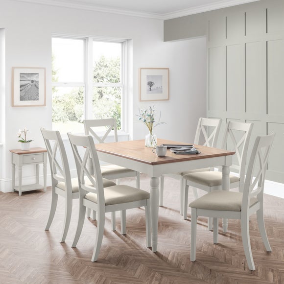 dunelm dining table and 6 chairs