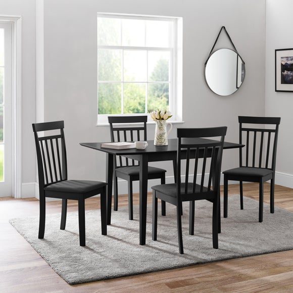 Dunelm folding dining table deals and chairs