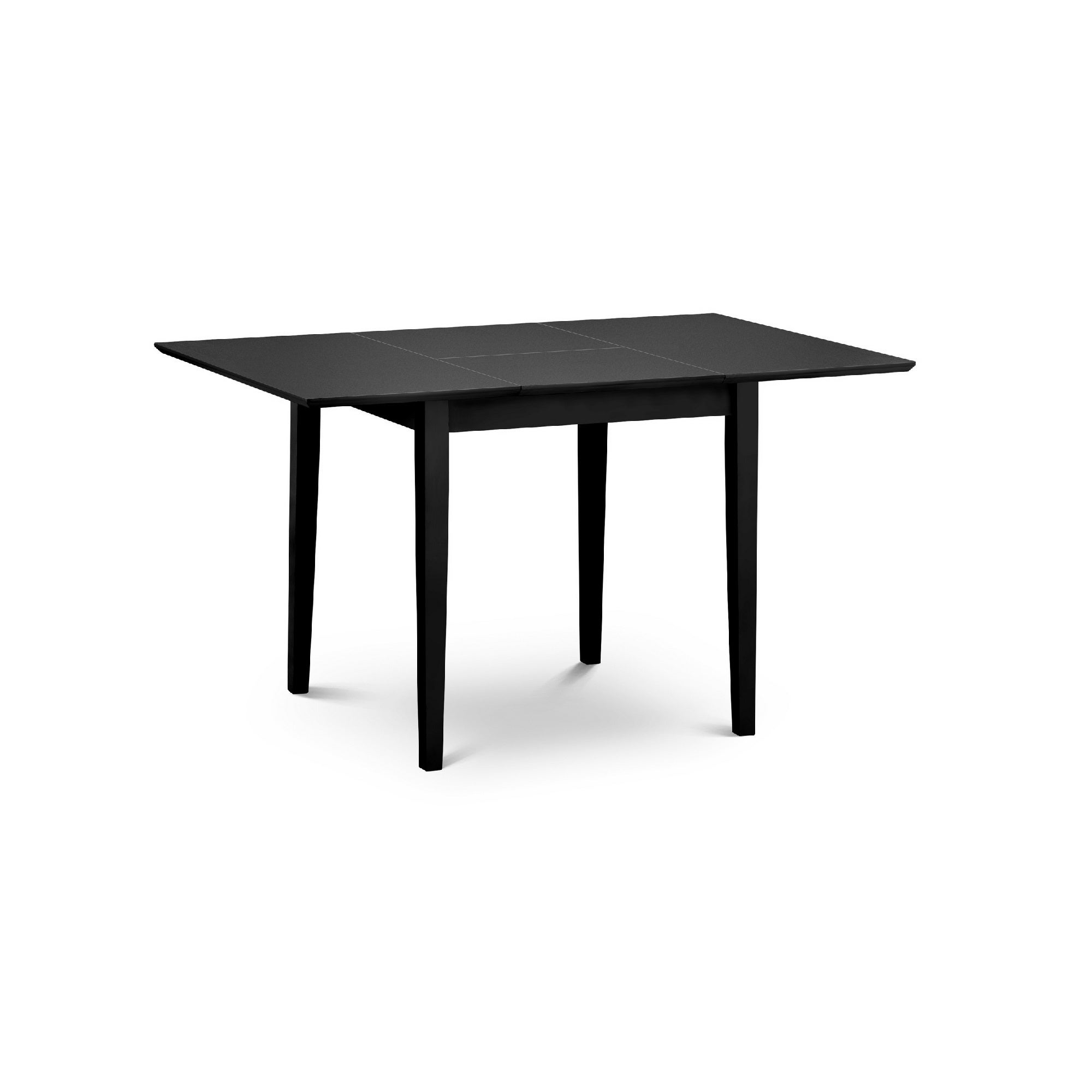 Rufford 4 6 Seater Square Extendable Dining Table Black