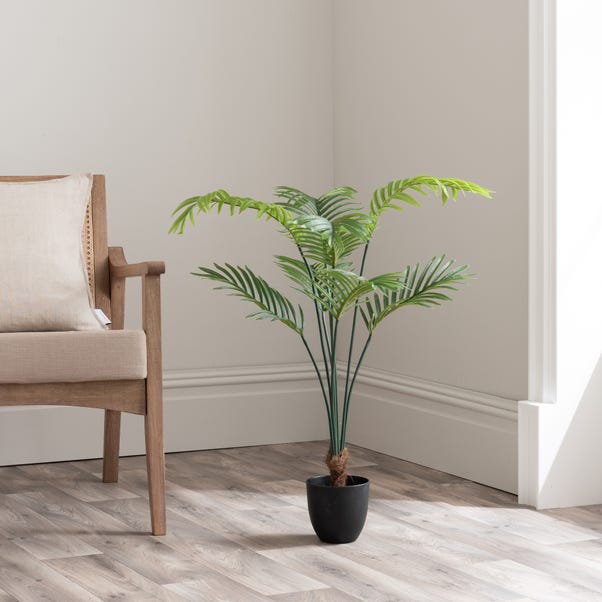 Artificial Areca Palm in Black Plant Pot image 1 of 5