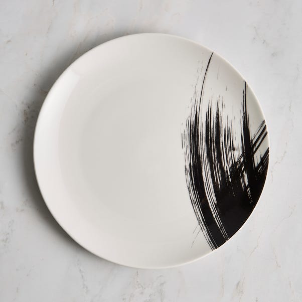 Abstract Brushstroke Dinner Plate image 1 of 3