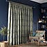 Lucetta Prussian Blue Pencil Pleat Curtains  undefined