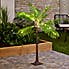4ft Outdoor Palm Tree Mains Powered Warm White