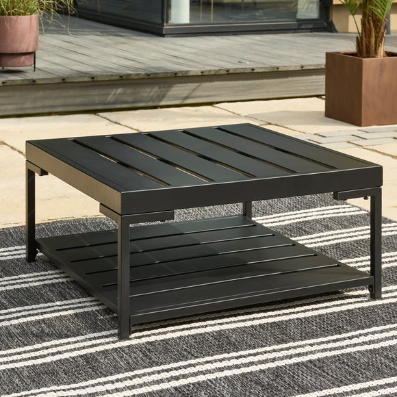 Steel outdoor deals coffee table