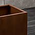 Rust Effect Square Planter  undefined